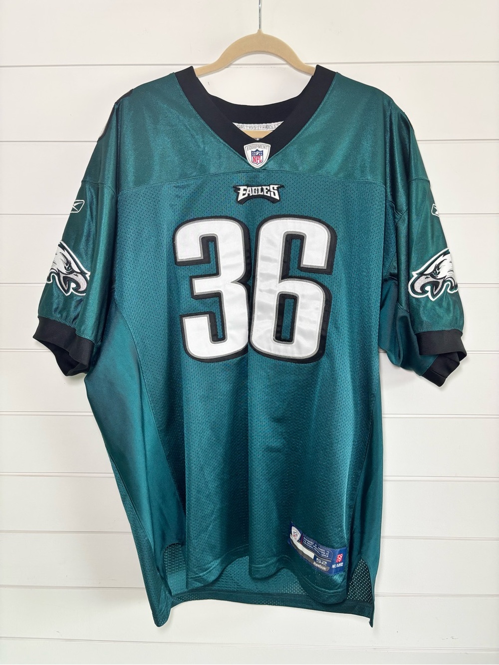 Reebok Vintage Brian Westbrook Philadelphia Eagles jersey 36  Size 52